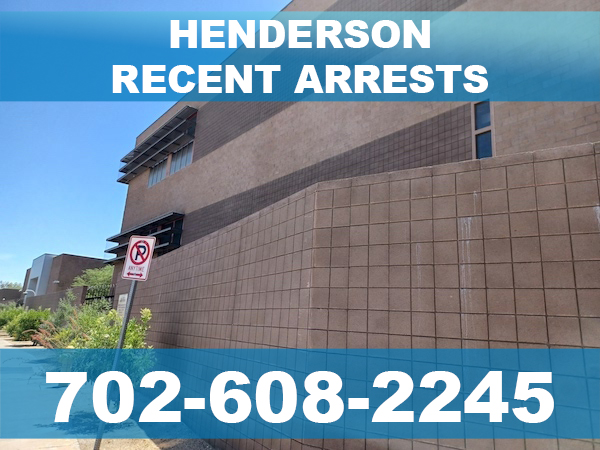 Henderson Recent Arrests
